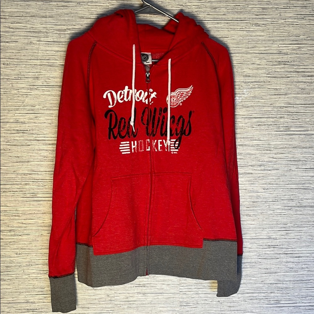 NHL Detroit Red Wings Full-Zip Hoodie Youth Extra Large 16/18 (933)